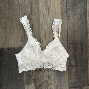 Aeropostale White Lace Bralette